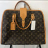 Louis Vuitton Monogram Rivoli Briefcase Handbag Brown Leather Accents Model Number M53380 3