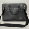 Louis Vuitton Black Epi Leather Bassano MM Briefcase Crossbody Bag 1