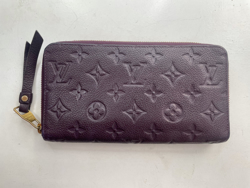 Used Purple Louis vuitton Monogram Empreinte Leather Zippy Wallet in Aube  Houston,TX