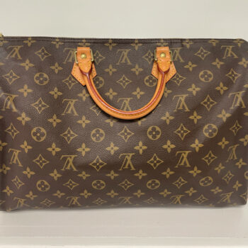 Louis Vuitton Womens Speedy 40 Monogram Canvas Tote Handbag M41522 Bro -  Shop Linda's Stuff
