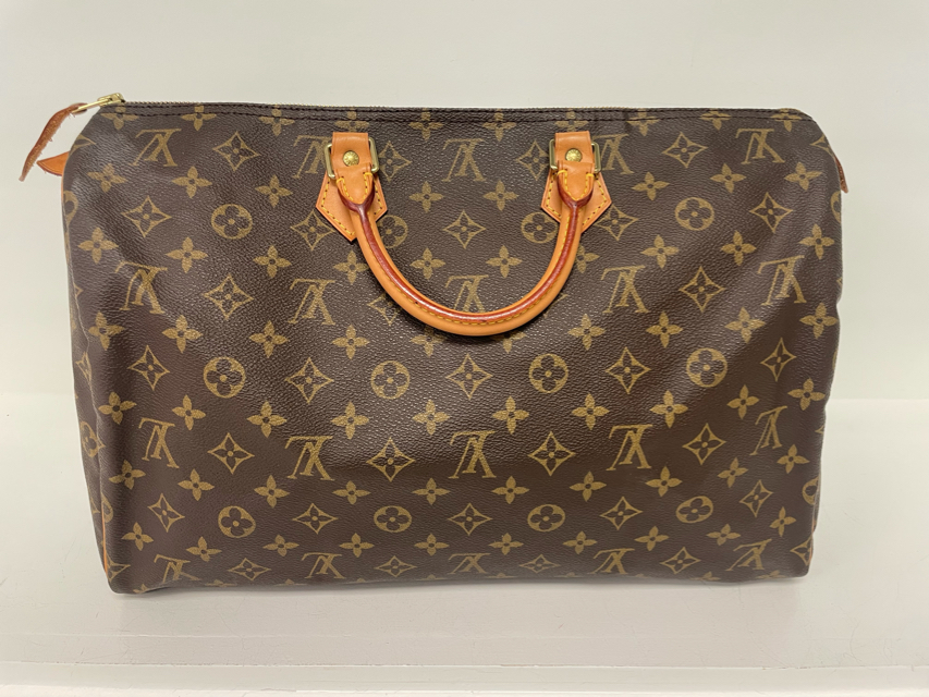 Used Louis Vuitton Monogram Speedy 40cm Top Handle Bag Authentic