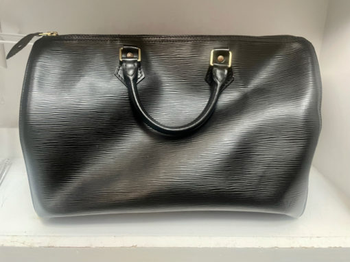 Louis Vuitton Black Epi Leather Speedy 35cm 3