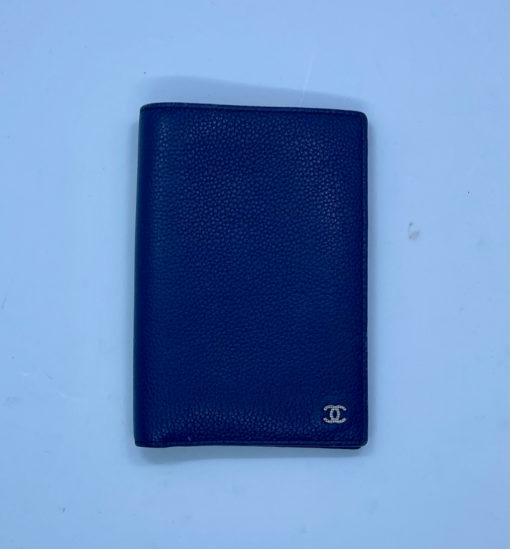 Chanel Navy Caviar Leather Cardholder Wallet 3