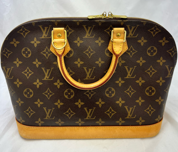 Used Brown Louis Vuitton Monogram Alma Bag Model Number M51130 Vintage Top  Handle Houston,TX