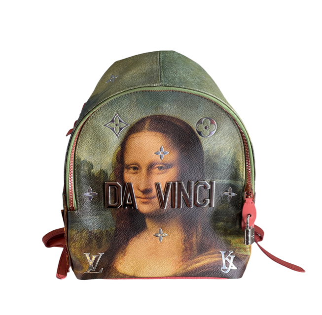 Used Multicolor Louis Vuitton x Jeff Koons Masters Collection Palm Springs  Backpack Da Vinci Bag Houston,TX
