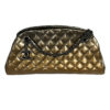 Chanel Small Gold Patent Just Mademoiselle Bowler Bag 1
