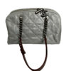 Chanel Grey Country Chic Bowler Bag 4