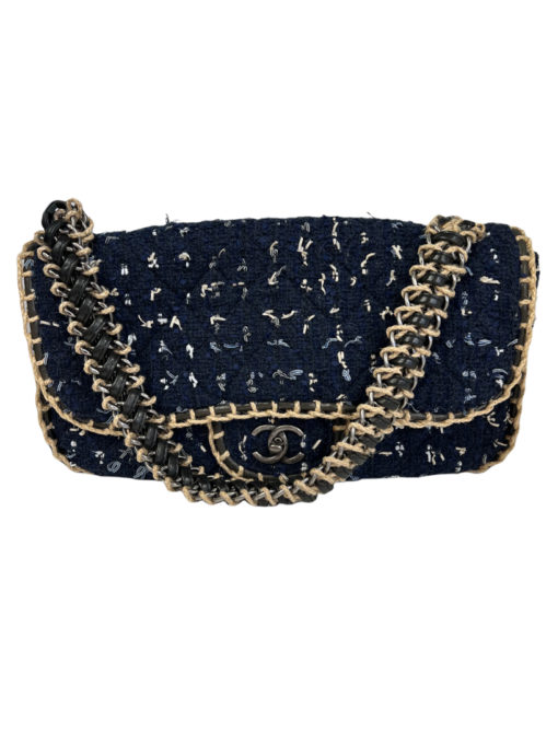 Chanel St Tropez Tweed Flap Bag 3