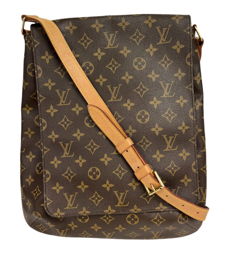 Louis Vuitton Authentic Musette Salsa Gm Monogram Canvas Shoulder Bag