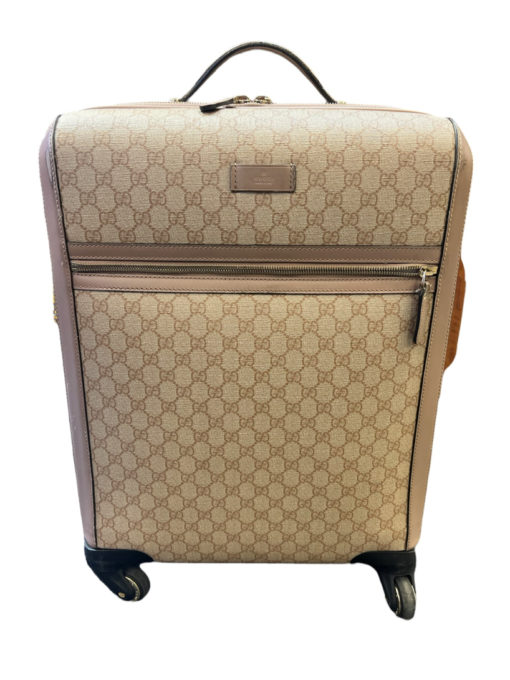 Gucci GG Supreme Canvas 4 Wheel Carry-On Roller Suitcase Rt 2980 3