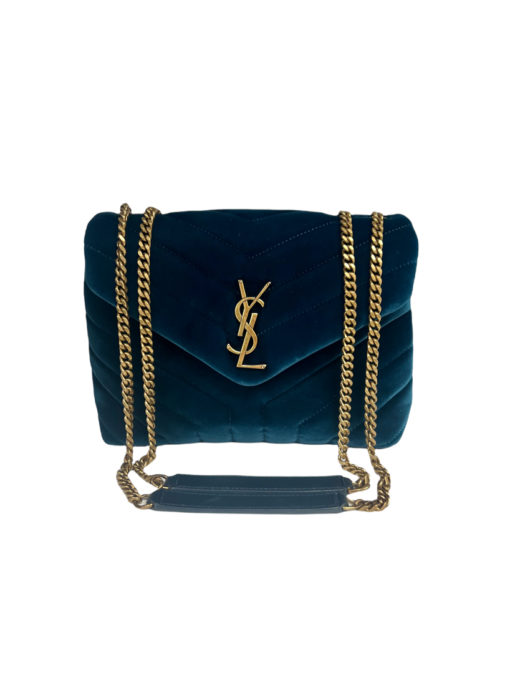 Monogram Velvet LouLou Chain Shoulder Bag 3
