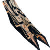 Hermes silk Rocaille Plisse Scarf aye/cae $425 4