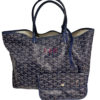 Goyard Blue Saint Louis Tote PM (Initialed) with pouch 4