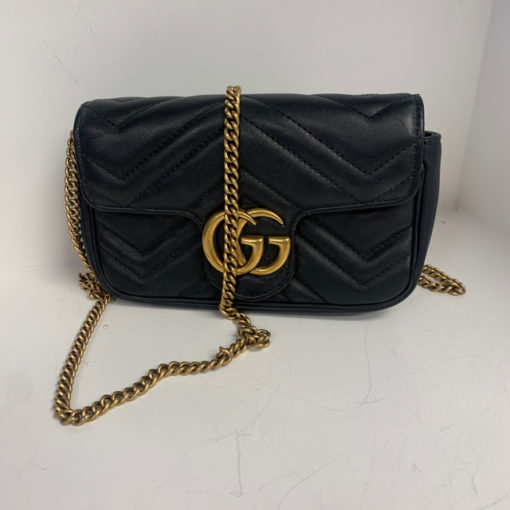 GG Marmont matelassé leather super mini bag Retail $1150 3