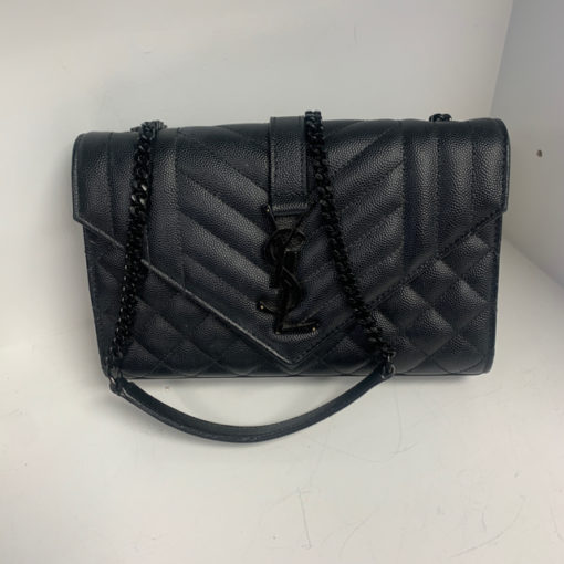 Saint Laurent Medium Monogram Matelassé Leather Wallet-On-Chain Retail $1650 3
