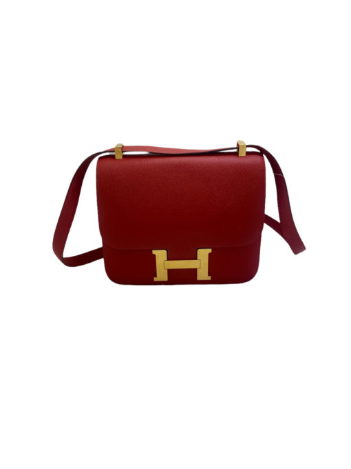 Hermes Red Constance GHW 3