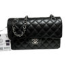 Chanel 2022 Classic Small Double Flap Black SHW 2