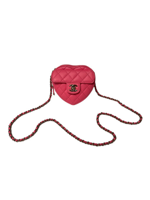 Chanel 2022 Mini CC In Love Heart Bag 3