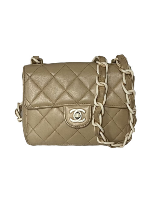 Chanel Vintage Classic Mini Square Single Flap Bag 3