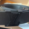 LV Black Initiales 35mm Belt Retail $620 2