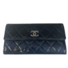 Chanel Brilliant CC Trifold Wallet Quilted Patent Long 2
