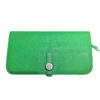 HERMES Togo Dogon Duo Wallet Bamboo Green 2015:T 3