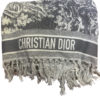 CHRISTIAN DIOR Cotton Toile De Jouy Reverse Towel Grey 2