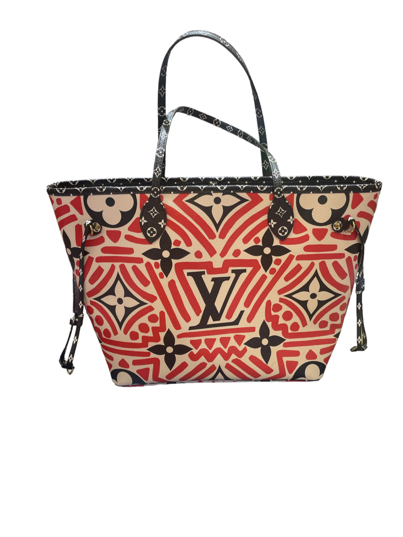 Louis Vuitton Giant Crafty Neverfull Mm Tote Bag In Red Monogram Giant February 23, 2024