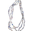 Chanel Fall 2013 Collectable Triple Strand Splatter Paint Pearl Necklace CC 4