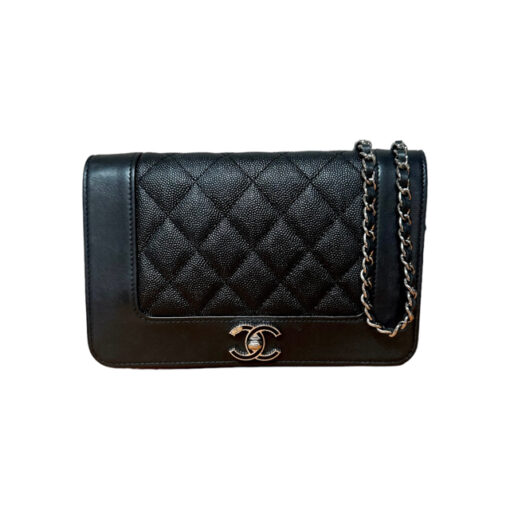Chanel Wallet on Chain Black SHW 3