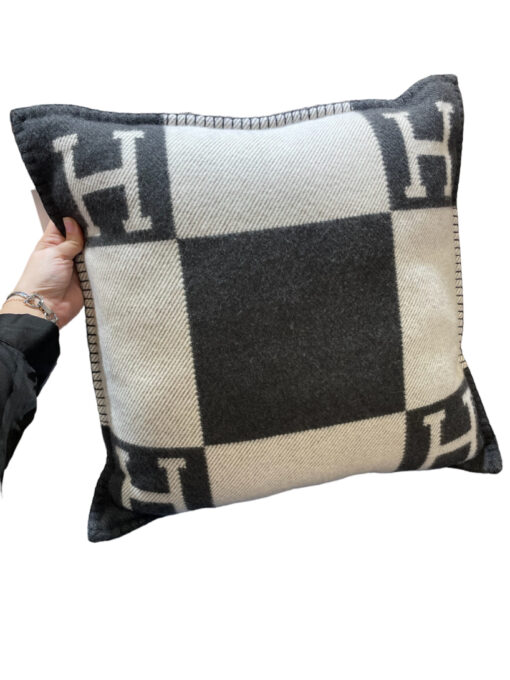Hermes Avalon Throw Pillow Grey 3