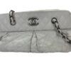 Chanel Gris Clair Quilted Iridescent Calfskin Leather Chic Quilt Large Bowling Bag 2