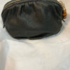 Gucci Black Cosmetic Makeup Bag Deerskin Pouch With Bamboo Zipper Dangle May 1, 2024