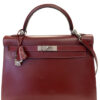 Hermes Rouge Swift Leather Kelly Retourne 32 Bag Palladium Hardware April 26, 2024