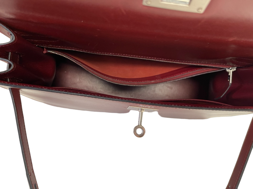 Rouge H Togo Leather Birkin 35 Palladium Hardware, 2020
