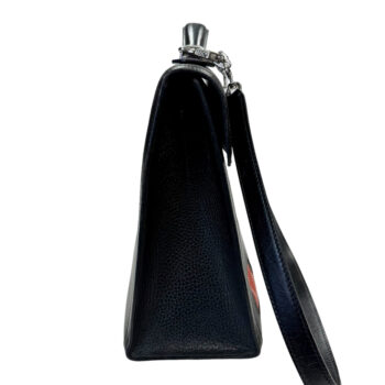 Hermes kelly 32 sellier black Ardennes GHW bag