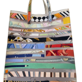 Hermes Petit H Multicolor Ribbon Tote Rare Authentic Vintage Collector Bag May 2, 2024