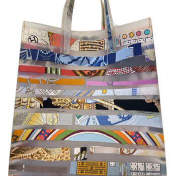 Hermes Petit H Multicolor Ribbon Tote Rare Authentic Vintage Collector Bag May 2, 2024