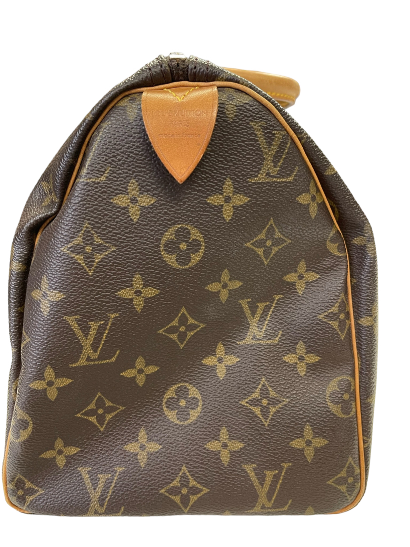 Used Louis Vuitton Monogram Speedy 30cm Top Handle Bag Authentic