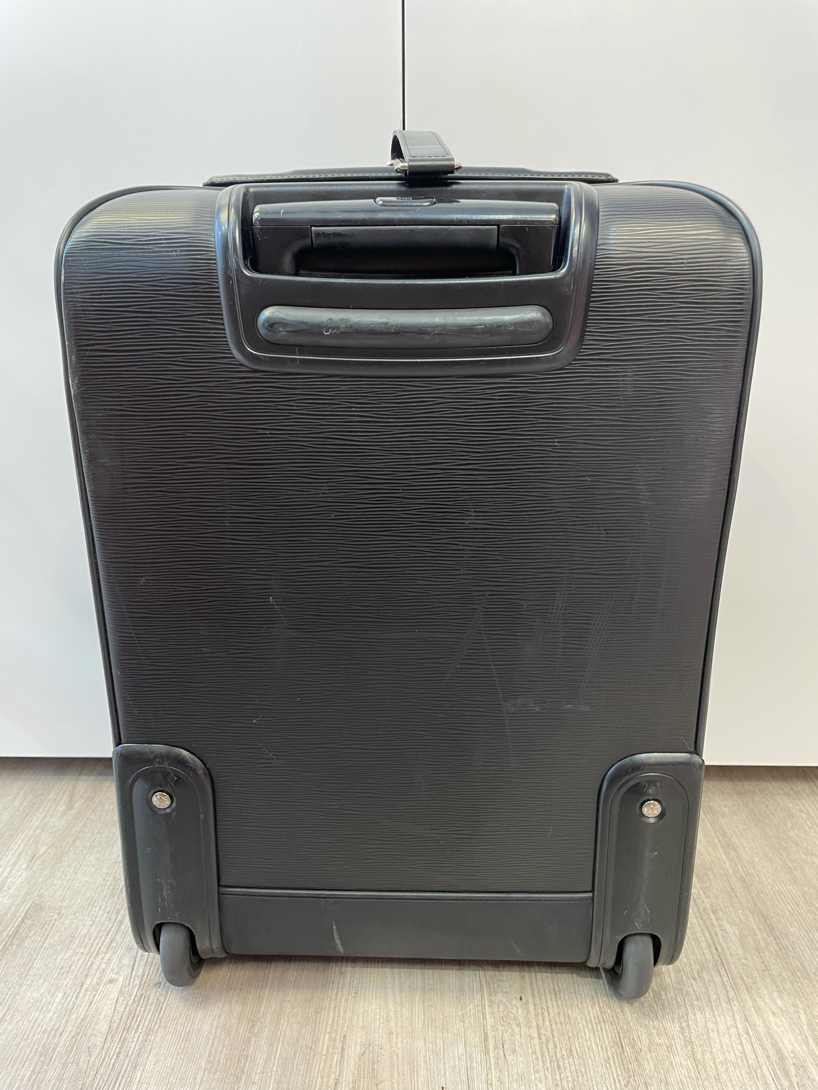 Louis Vuitton Black Epi Leather Pegase 50cm Suitcase Rolling Luggage Carry-On Travel Bag 7