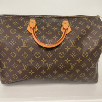 Used Brown Louis Vuitton Monogram Speedy 40cm Top Handle Bag