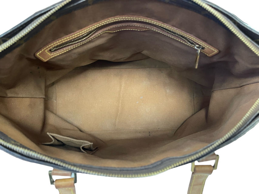 Used Brown Louis Vuitton Monogram Cabas Mezzo Tote Shoulder Bag Model  Number M51151 Houston,TX