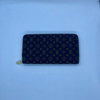 Louis Vuitton Monogram Mini Lin Pattern Zippy Wallet Model Number M95235 May 1, 2024