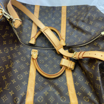 Louis Vuitton Monogram Canvas Keepall 55 Bag With Shoulder Strap