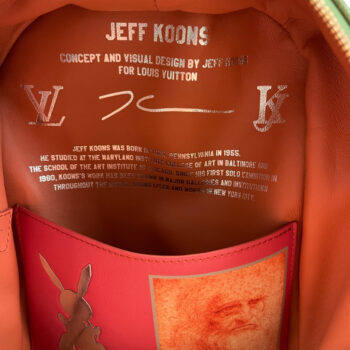 Jeff Koons x Louis Vuitton da Vinci Masters Palm Springs PM QJB2WT73MF000