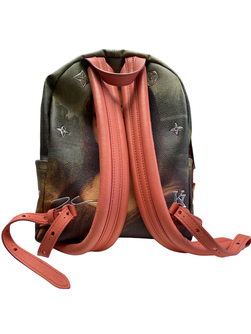 Louis Vuitton Virgil Abloh Green and Brown Monogram Camouflage Nylon  Backpack