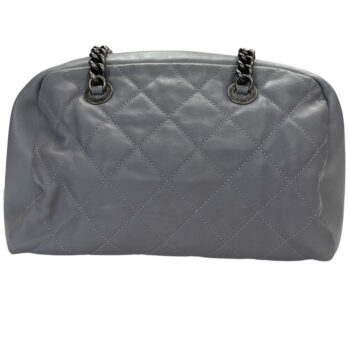 Chanel Grey Country Chic Bowler Bag 9