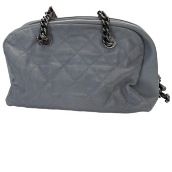 Chanel Grey Country Chic Bowler Bag 10