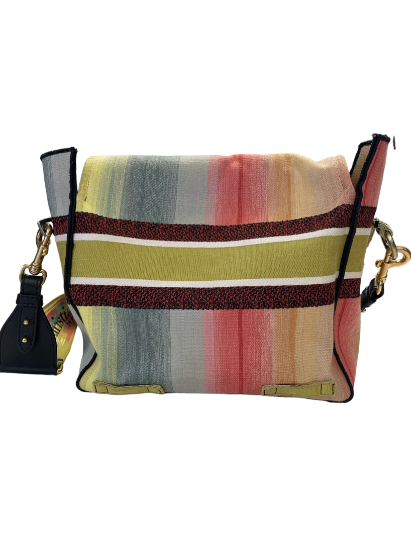Dior Beige/Brown Diorissimo Canvas Multi Pocket Shoulder Bag at