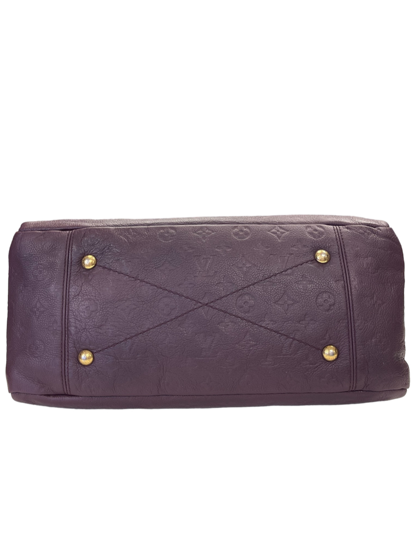 Louis Vuitton Purple Monogram Empreinte Leather Artsy Shoulder Bag 8